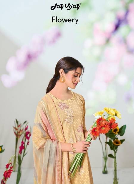 Flowery By Jay Vijay Heavy Cotton Salwar Suits Wholesale Suppliers In Mumbai